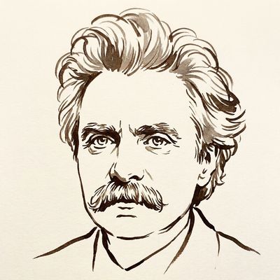 Edvard Grieg portrait