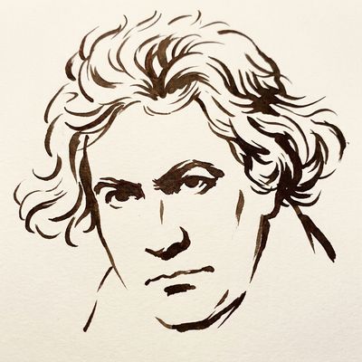 Ludwig van Beethoven portrait
