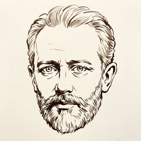 Pyotr Ilyich Tchaikovsky portrait