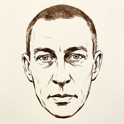 Sergei Rachmaninoff portrait